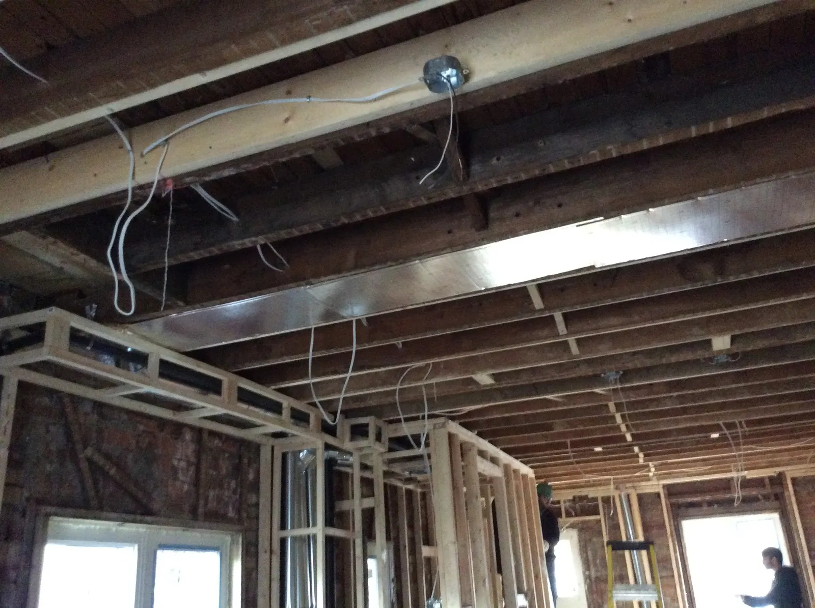 Milverton Project: Before: Ceiling and Framing