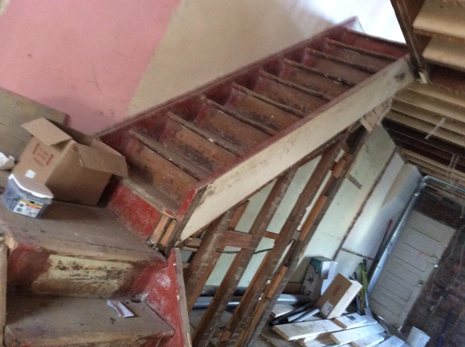 Milverton Project: Before: Staircase