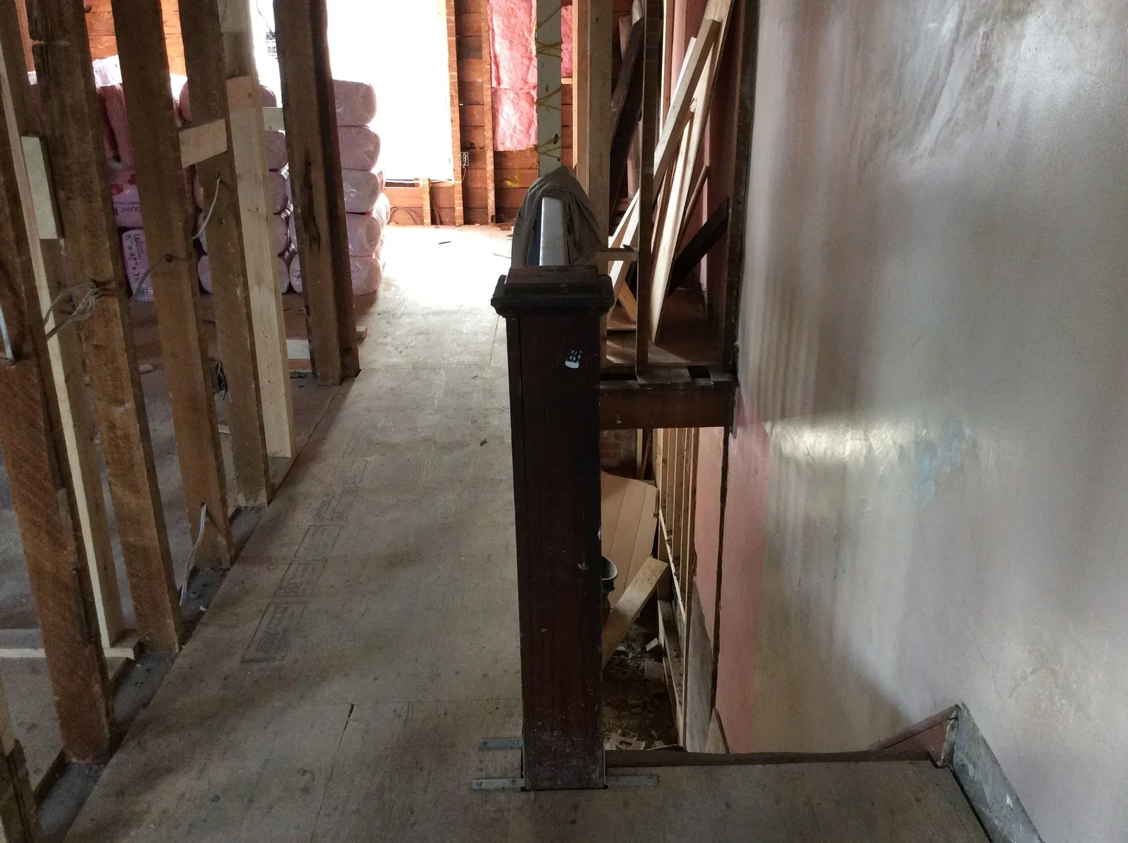 Milverton Project: Before: Upper Hall and Stair